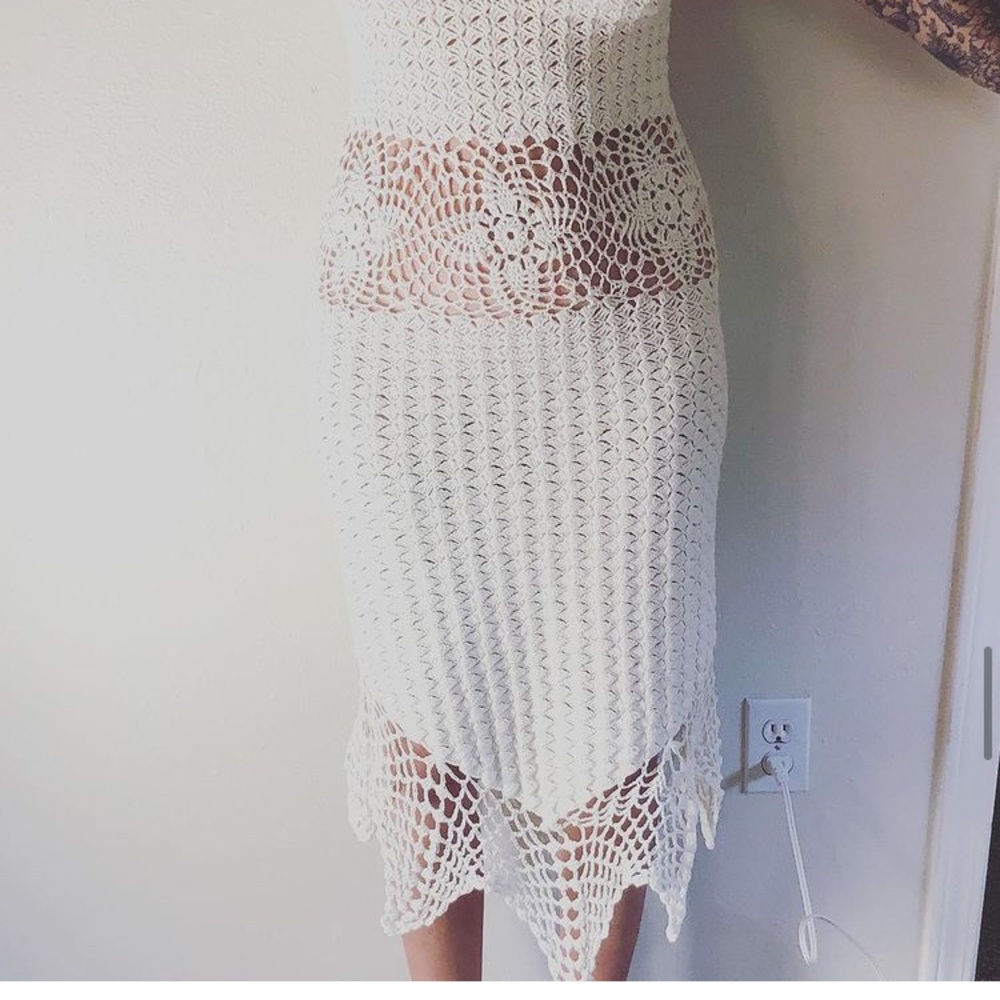 Handmade crochet Cuban dress